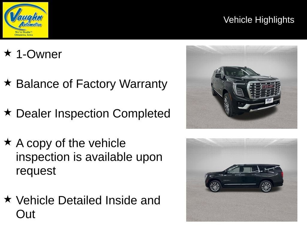 2026 GMC Yukon XL Denali