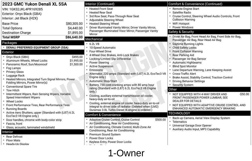 2023 GMC Yukon XL Denali