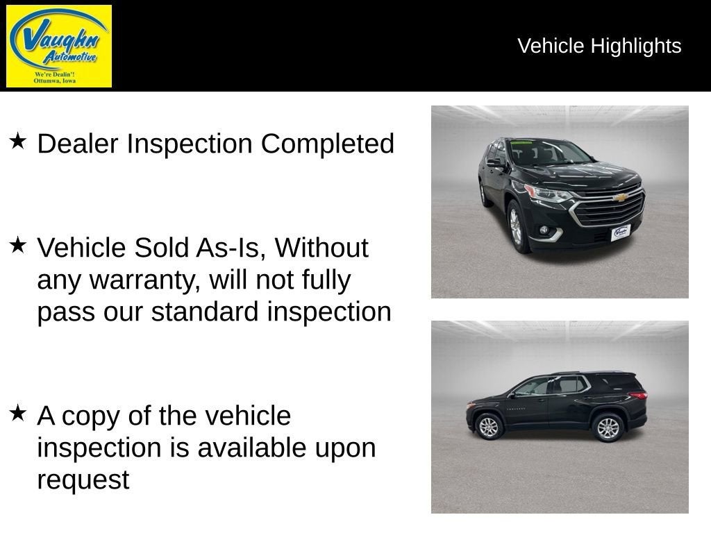 2018 Chevrolet Traverse LT Cloth