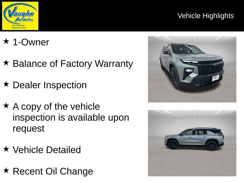 2024 Chevrolet Traverse RS