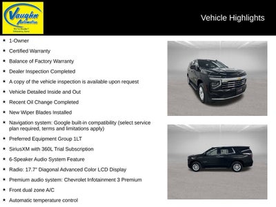 2025 Chevrolet Tahoe LT