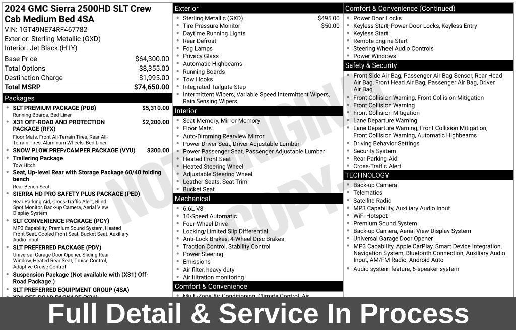 2024 GMC Sierra 2500 HD SLT