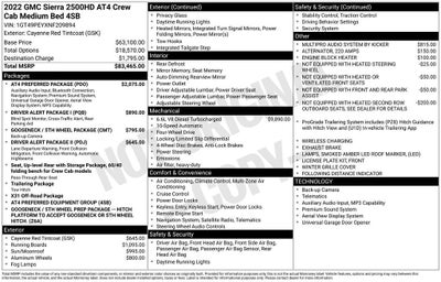 2022 GMC Sierra 2500 HD AT4