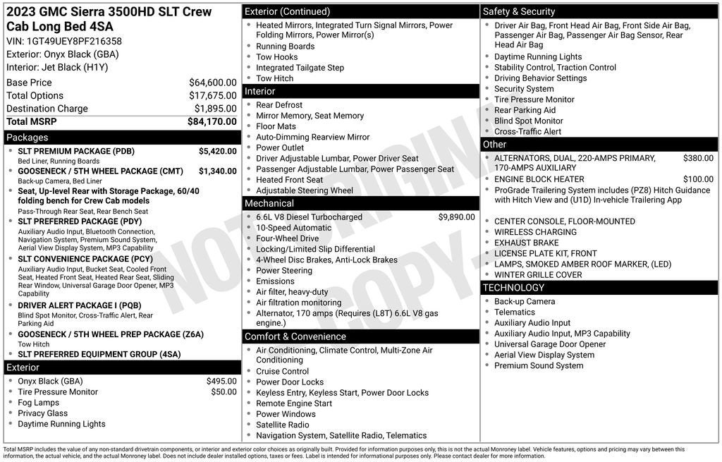 2023 GMC Sierra 3500 HD SLT DRW