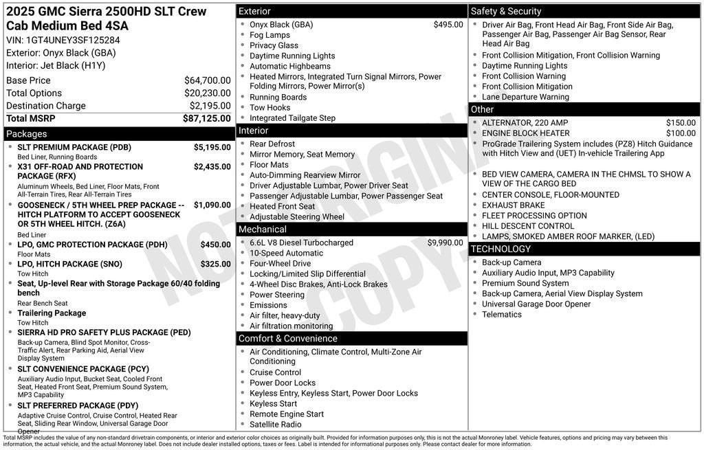 2025 GMC Sierra 2500 HD SLT