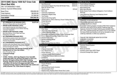 2019 GMC Sierra 1500 SLT