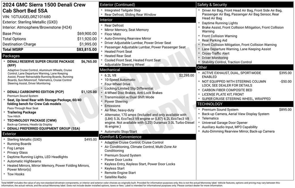 2024 GMC Sierra 1500 Denali