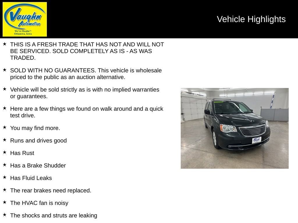 2016 Chrysler Town & Country Touring