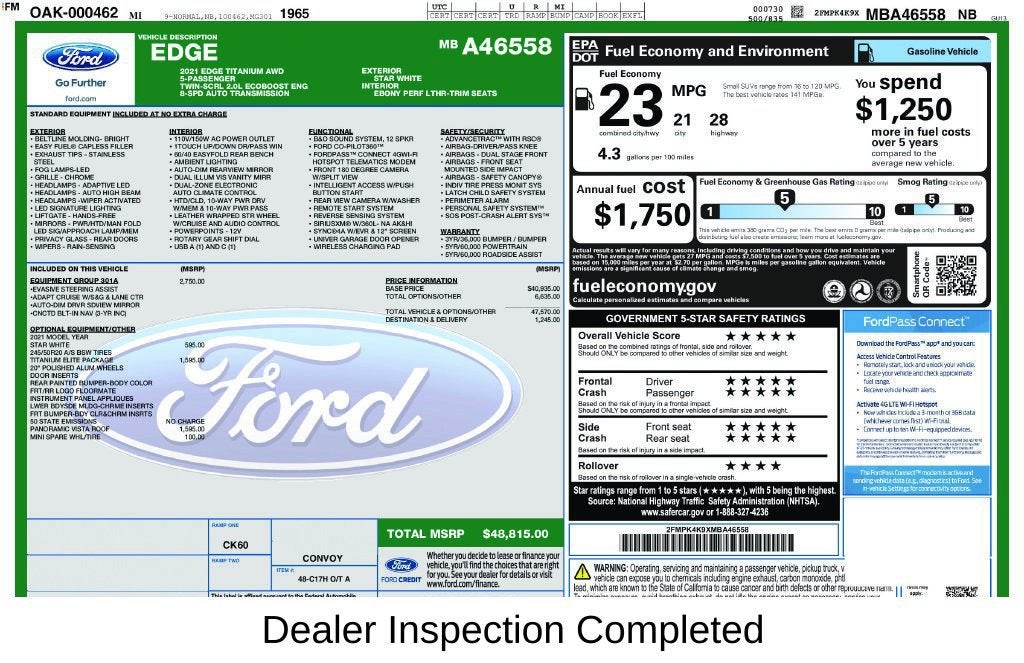 2021 Ford Edge Titanium
