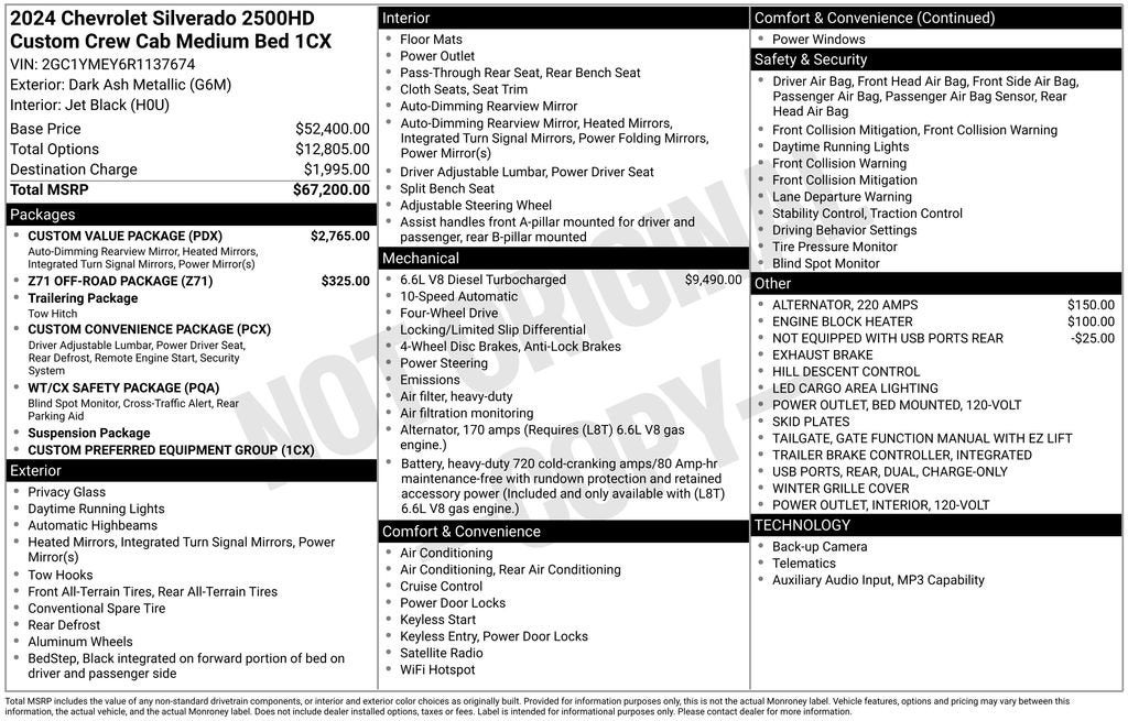 2024 Chevrolet Silverado 2500 HD Custom