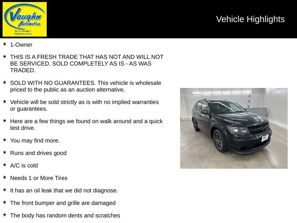 2018 Dodge Journey SE