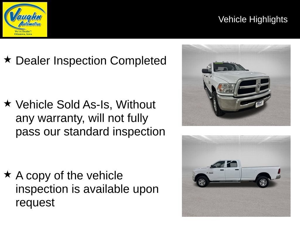 2018 RAM 2500 Tradesman