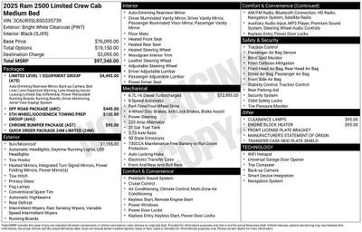 2025 RAM 2500 Limited