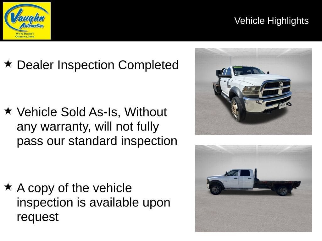 2018 RAM 5500 Chassis Cab Tradesman