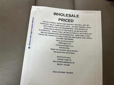 2010 Ford Fusion SEL