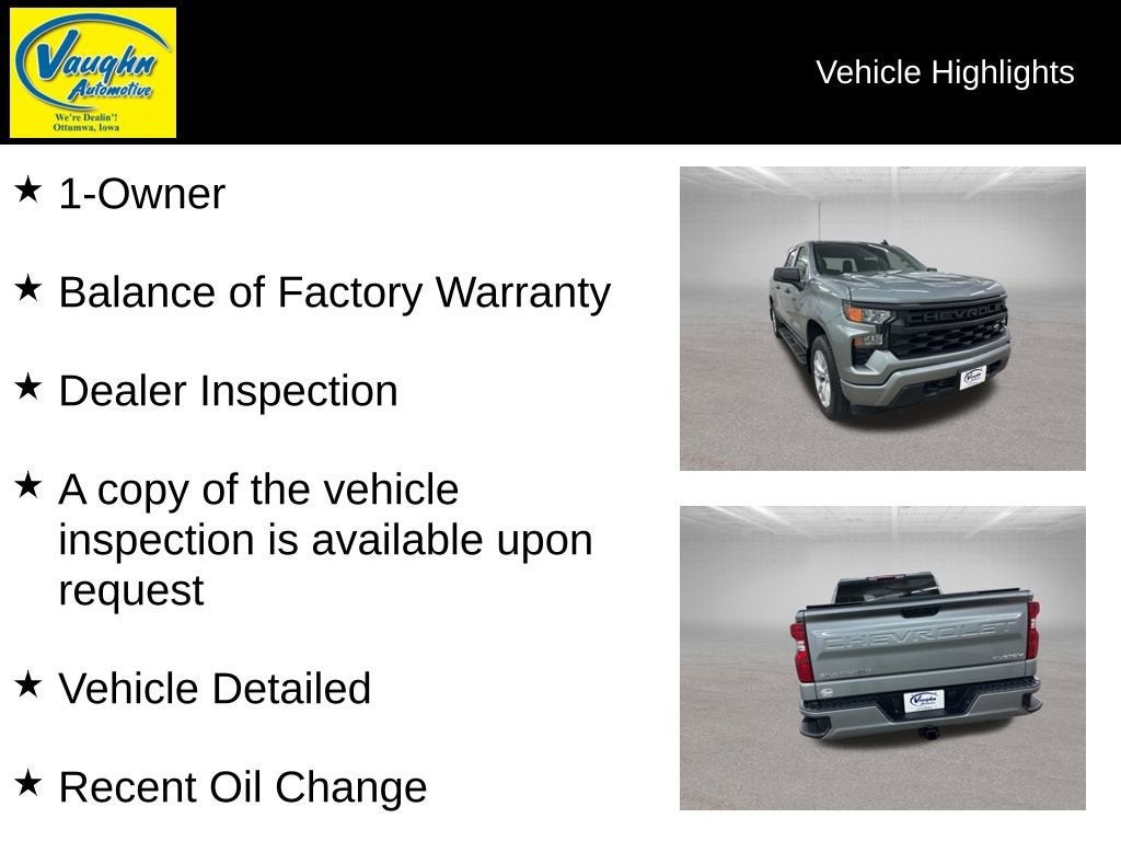 2025 Chevrolet Silverado 1500 Custom