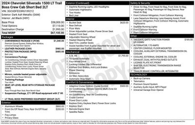 2024 Chevrolet Silverado 1500 LT Trail Boss