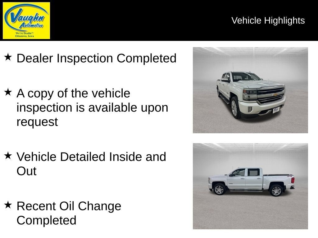 2018 Chevrolet Silverado 1500 High Country