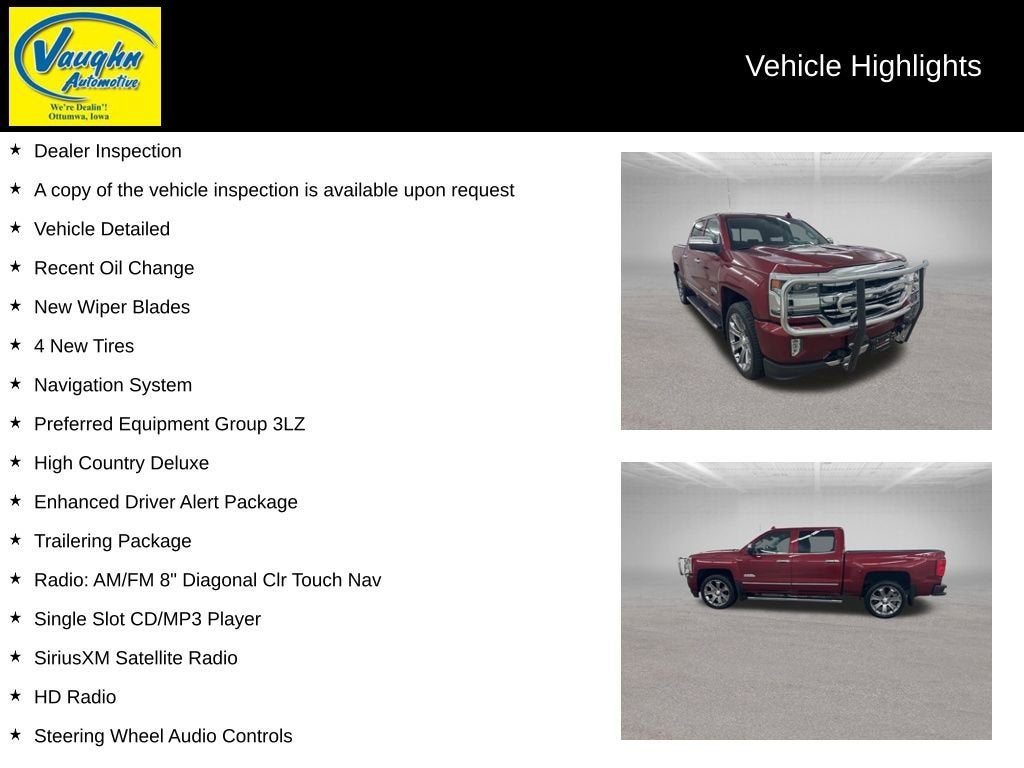 2018 Chevrolet Silverado 1500 High Country