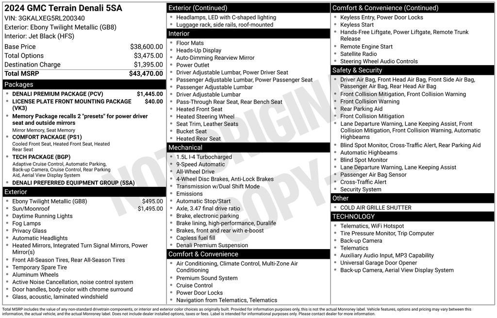 2024 GMC Terrain Denali