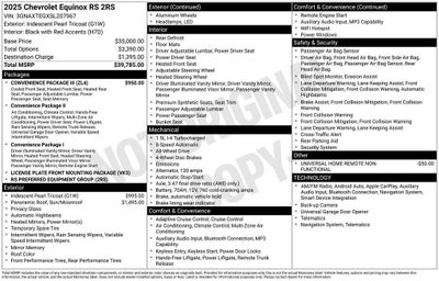 2025 Chevrolet Equinox RS