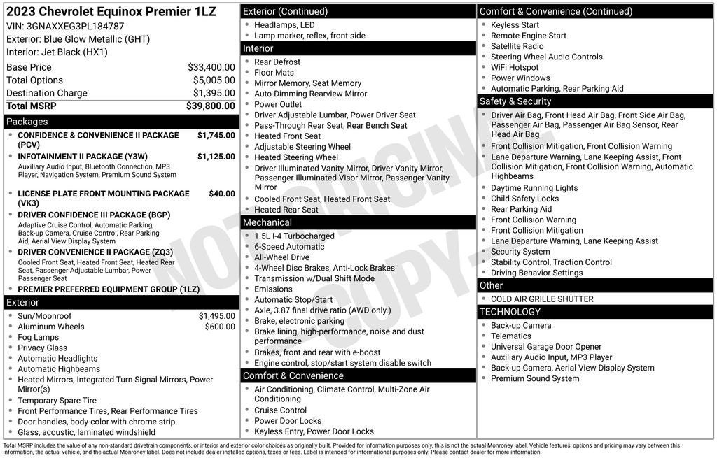 2023 Chevrolet Equinox Premier