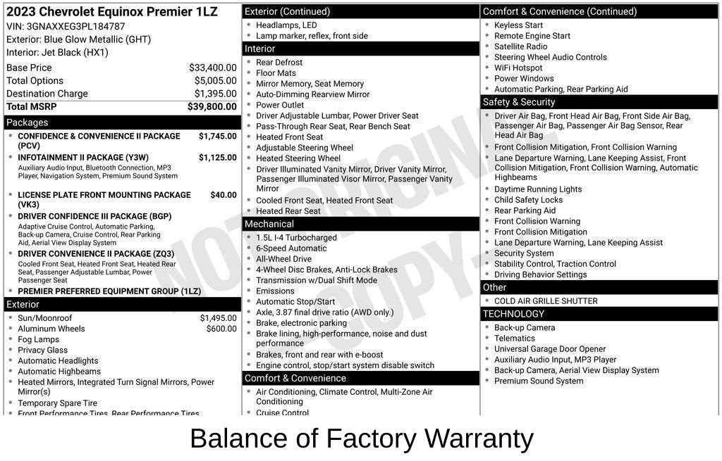 2023 Chevrolet Equinox Premier