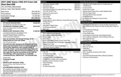 2021 GMC Sierra 1500 AT4