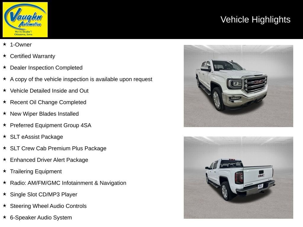 2018 GMC Sierra 1500 SLT