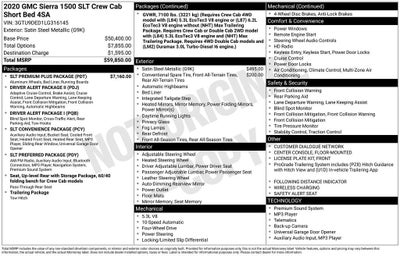 2020 GMC Sierra 1500 SLT