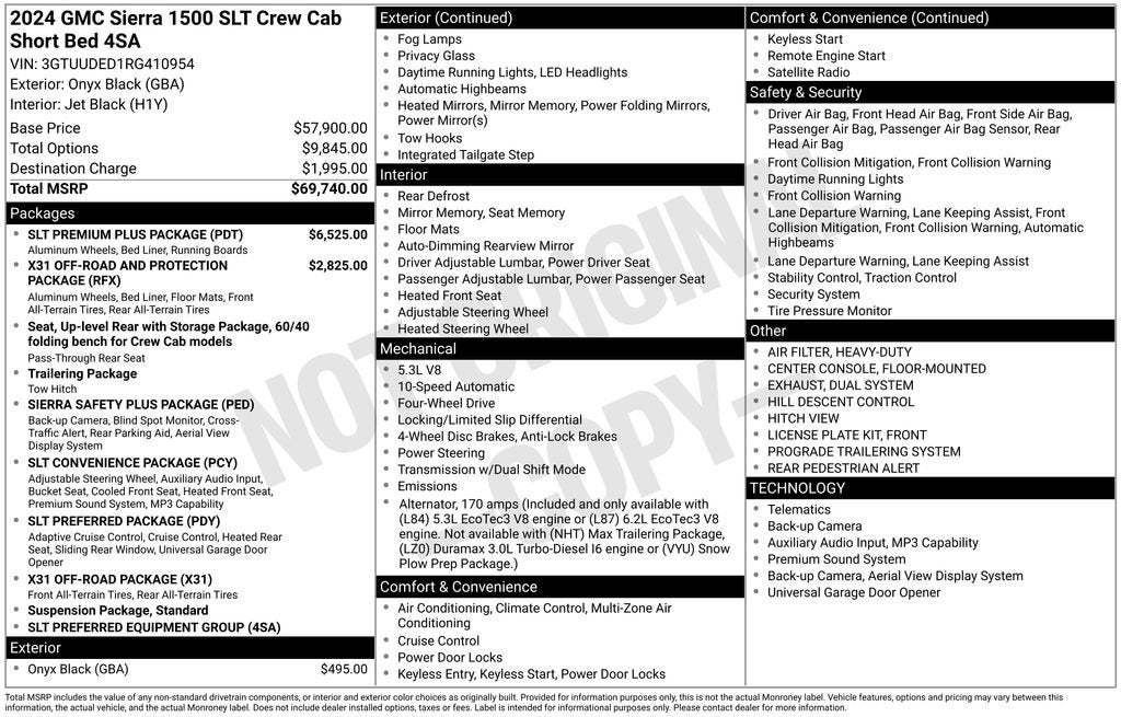 2024 GMC Sierra 1500 SLT