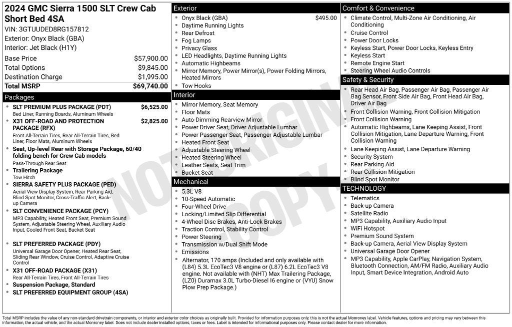 2024 GMC Sierra 1500 SLT