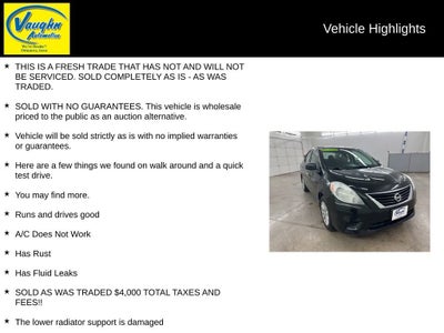 2014 Nissan Versa SV