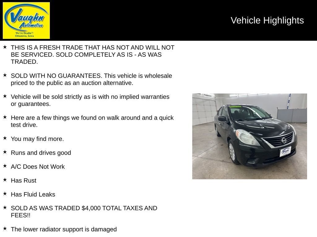 2014 Nissan Versa SV