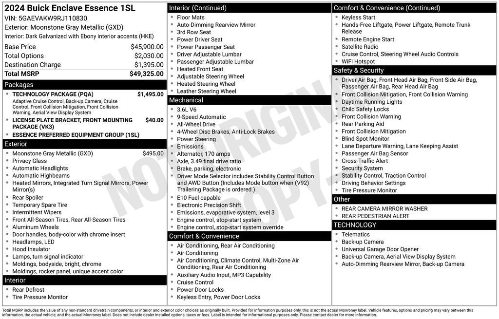 2024 Buick Enclave Essence