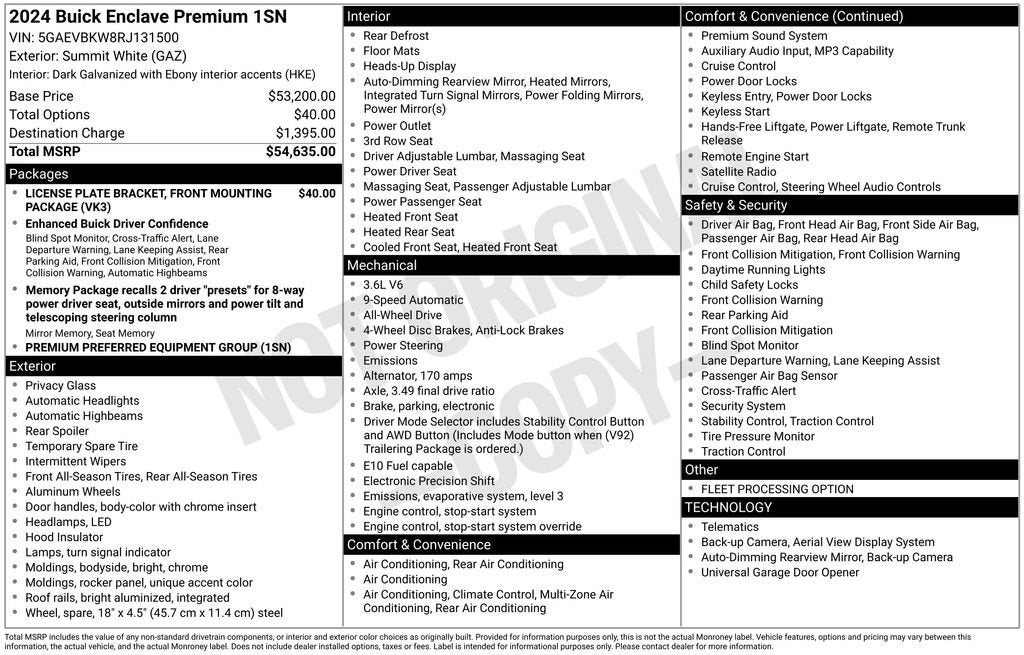 2024 Buick Enclave Premium