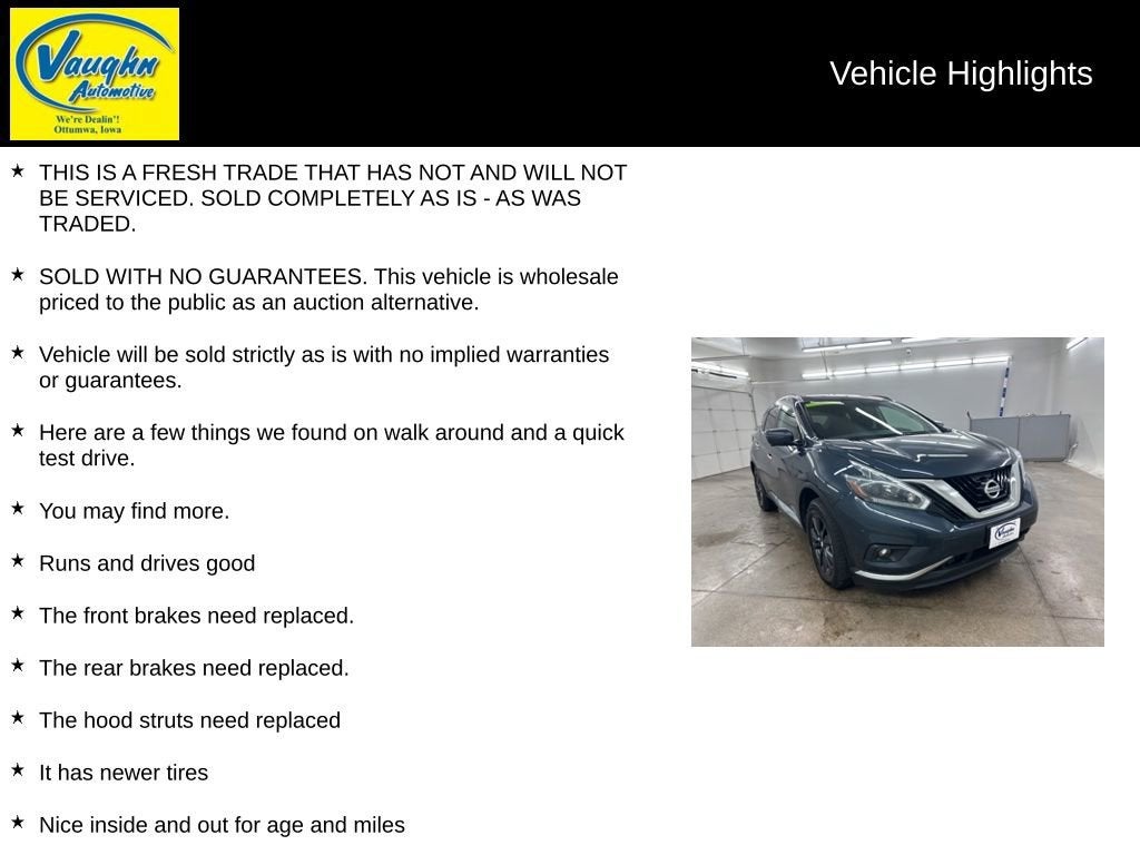 2018 Nissan Murano SV