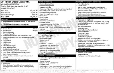 2014 Buick Encore Leather