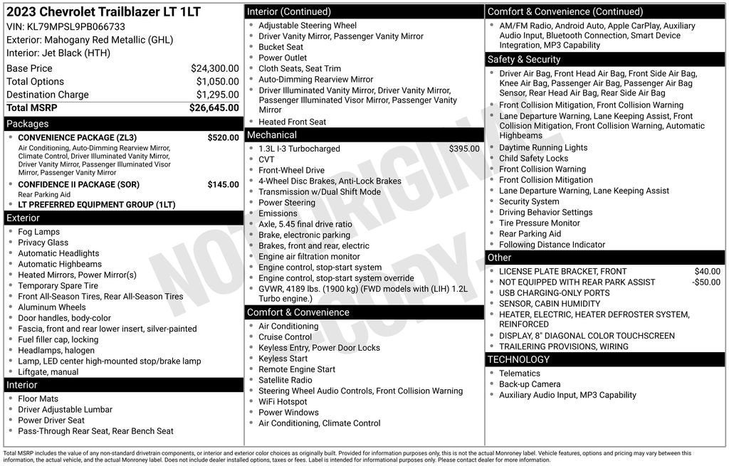 2023 Chevrolet Trailblazer LT