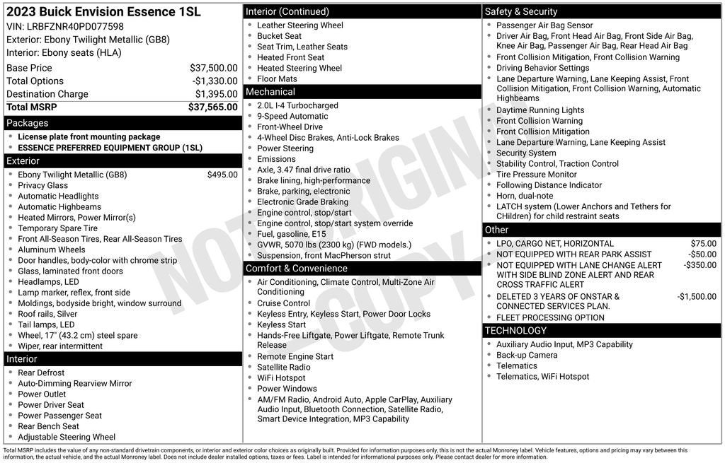 2023 Buick Envision Essence