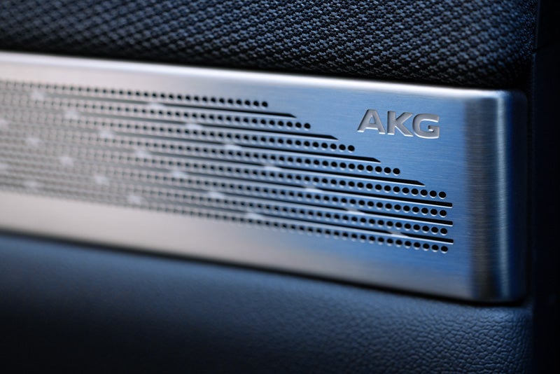 Close-up View of the AKG Studio Audio Speaker | Vaughn Automotive - Cadillac of Ottumwa in OTTUMWA IA